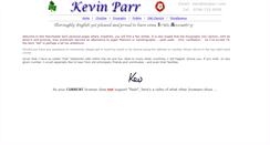 Desktop Screenshot of kevparr.com